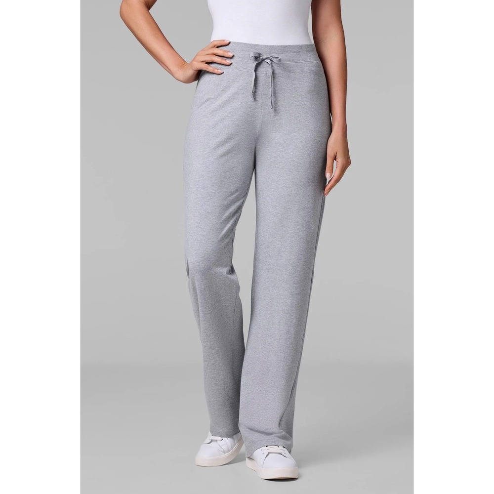 COOLIBAR Windley Beach Pants Gray Wide Leg UPF 50+ Bamboo Cotton Large Casual